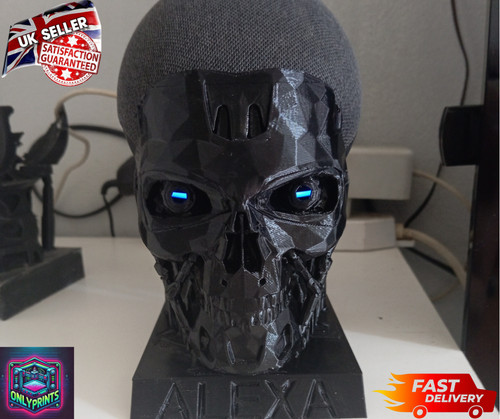 T800 terminator skull - skull, dot