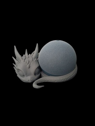 Grey dragon smart speaker - dragon,